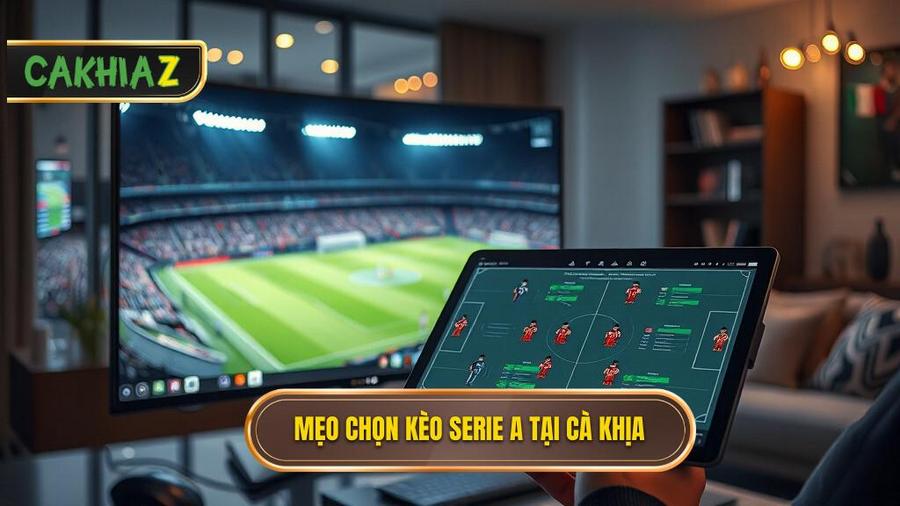 Chi tiết mẹo chọn kèo Serie A khi xem trực tiếp Cà Khịa