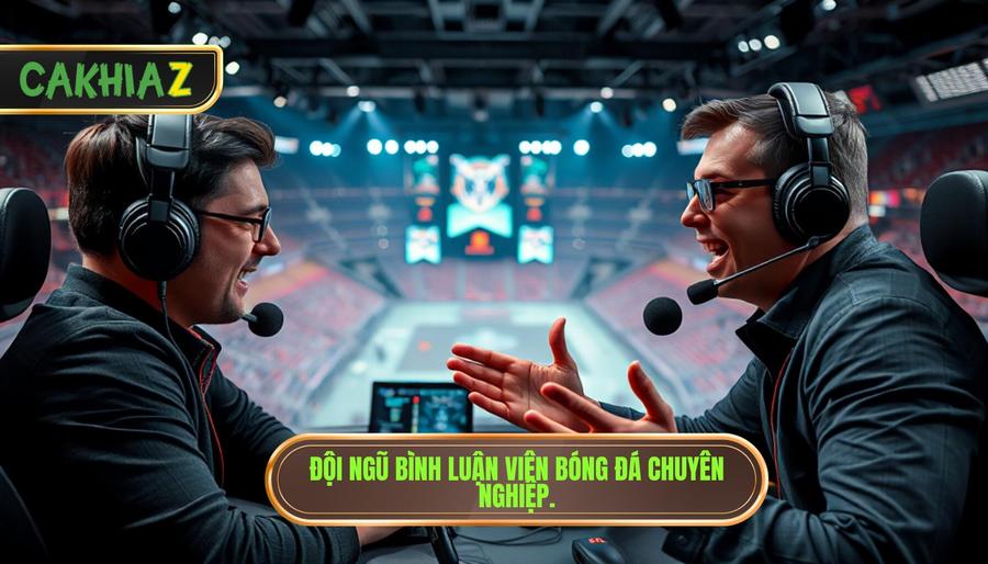 3. Đội ngũ bình luận viên bóng đá chuyên nghiệp.